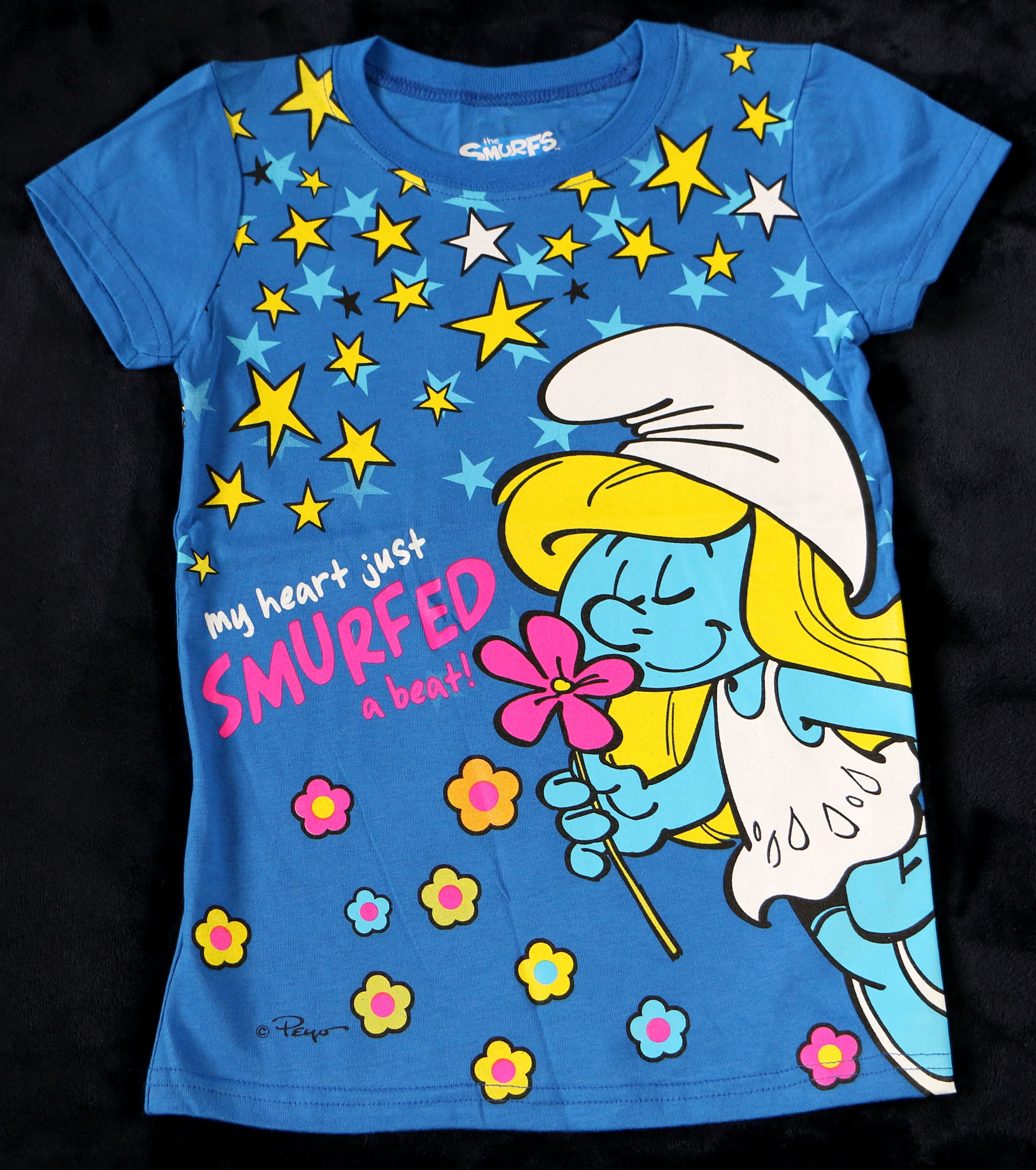 NEW The Smurfs Smurfed Girls T shirt